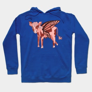 Butterfly strawberry cow Hoodie